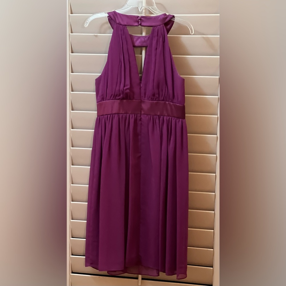 Magenta Maggie London knee length cocktail dress